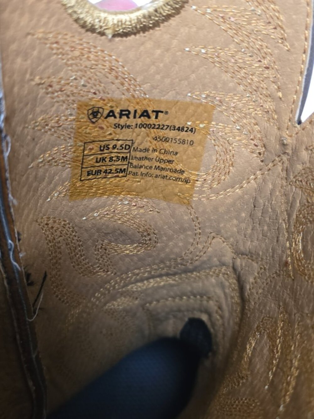 Ariat Men's 10002227 Heritage Roughstock Square Soft Toe Western Boot Brown 9.5D - Picture 6 of 7